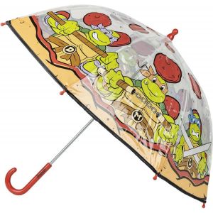 Parapluie &Agrave; Bulles Ninja Turtles- Ouverture Manuelle - Multicolore - Fabriqu&eacute; En 100% Poe Avec Armature En Fibre De Verre - Neuf