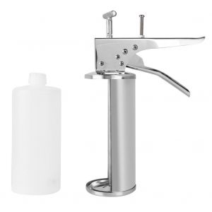 Hjlian Pistolet A Sauce Pour Hamburger En Acier Inoxydable, Distributeur De Vinaigrette Avec Bouteille - Neuf