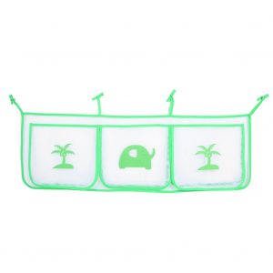 Sac De Rangement En Maille A Suspendre Pour Berceau, Couches, Jouets, Biberons, Lait, Organisateur, Vert, L - Neuf