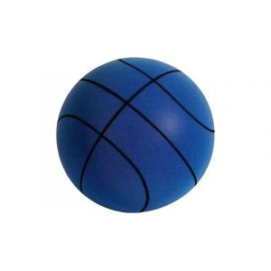 Ballon De Basket Silencieux De 21 Cm Pour L'intérieur Et L'extérieur - Bleu - Neuf