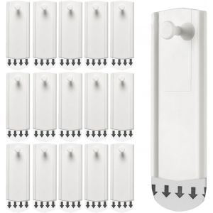 MEVRONISSHOP-16 Pi&egrave;ces Accroche Tableau Sans Percer, Faciles &agrave; Utiliser, Crochets pour Tableaux Autocollants, Forte Capacit&eacute; de Charge, Languette Accroche Tableau, pour Accrocher des Tableaux, Cadres - Neuf