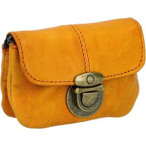 RFCBC-Porte-Monnaie Eskil pour Ceinture Pochette en Cuir Jaune Cuir - Neuf