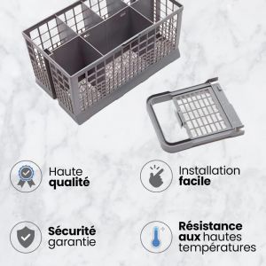 Panier De Lave-Vaisselle Pour Couverts Universels &Eacute;gouttoir &Agrave; Couverts Pour Lave-Vaisselle Compatible Avec Tous Les Mod&egrave;les De Mesures 240X135X123Mm - Neuf