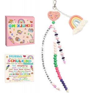 Sac D'&Eacute;cole Cadeau De Rentr&eacute;e Des Classes, Cha&icirc;ne De Calcul 1&Egrave;re Classe Fille Rose &Eacute;coli&egrave;re Cadeau Remplis Sac D'&Eacute;cole Fille, Cadeau De Rentr&eacute;e Scolaire Porte-Bonheur Cha&icirc;ne De Calcul[Z1242] - Neuf