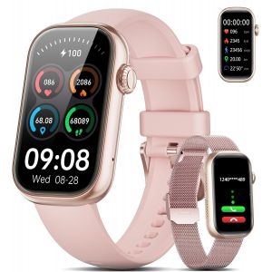Montre Connectée Femme Légère Avec Appel 1.47" Écran Tactile Hd 100+ Modes Sportifs Ip68 Étanche Podomètre Sport Smartwatch Hommes Pour Android Ios - Neuf