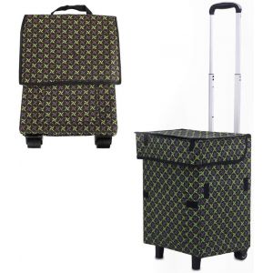 Chariot De Courses Pliable À Roulettes Oxford Pour Courses - Neuf