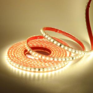 220V Ruban Led, Smd 2835 120 Led/M Bande Led, Ip65 &Eacute;tanche 10Cm Cuttable Super Lumineux Ruban Adh&eacute;sif Pour Papeterie Alimentation Directe Strip Light Pour L'Int&eacute;rieur De La Cuisine[RUB9221729] - Neuf