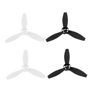 4 H&eacute;lices Props Pi&egrave;ces De Rechange Pales Pour Parrot Bebop 2 Drone Noir Blanc - Neuf