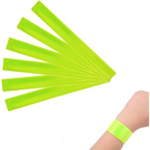 Acdsgd-6 Pi&egrave;ces Brassard R&eacute;fl&eacute;chissant Brassard Haute Visibilit&eacute; Cheville Bande Pvc Brassard R&eacute;fl&eacute;chissant Pour Faire Du V&eacute;lo Courir Ou Faire Du Jogging Cheville - Neuf