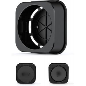 MEVRONISSHOP-Support Mural Compatible avec Apple TV, Antivol Accessoires Support Vertical &Eacute;tag&egrave;re Murale Convient &agrave; Apple TV 4 / Apple TV 5 G&eacute;n&eacute;ration/Apple TV 4K et Apple TV HD 2021, Noir - Neuf
