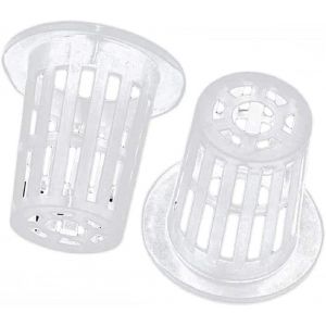 ERYI-Hydroponique ¿ Pot Transparent ¿ Culture Avec Éponge ¿ Sans Terre ¿ Convient Aux Pépinières ¿ Paquet De 10 Pièces ¿ Trou 6 Cm - Neuf