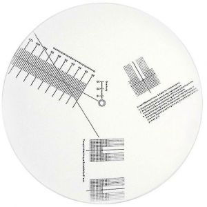 tourne-disque vinyle Stylet rapporteur Outil Plaque d'&eacute;talonnage antid&eacute;rapante pour le r&eacute;glage de la platine vinyle - Neuf