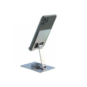 Support De T&eacute;l&eacute;phone De Bureau Pliable Et R&eacute;glable Pour Smartphones Et Tablettes - Neuf