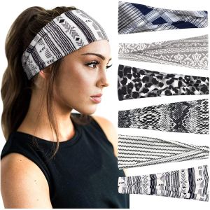 6 Pi&egrave;ces Bandeau Cheveux Pour Femme Yoga Courir Bandeaux Sport Entra&icirc;nement Bandeaux Mignon Accessoire - Neuf