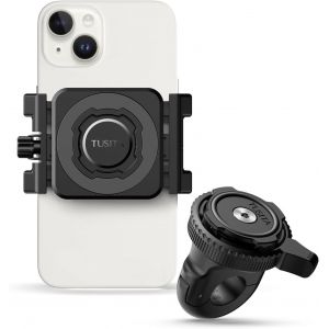 Scooter Moto Rétroviseur Téléphone Support - Twist Lock Téléphone Support Et Adaptateur Universel À Pince - Neuf