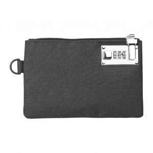 S&eacute;curiser les Portefeuilles pour les Femmes OxfordCloth Anti-Vol d'un porte-monnaie Avec Mot de passe Verrouiller Portable Noir - Neuf