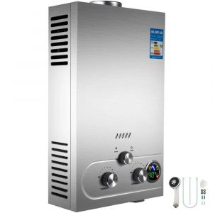 Chauffe-Eau SIHAO Au Gpl 8L Fonction De Protection Contre La Surchauffe Eau Chaude Instantanée Sans Attente - Neuf