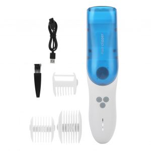 Tondeuse A Cheveux Electrique Pour Bebe, Avec Peigne Guide, Portable, Pour Usage Domestique, Bleu - Neuf