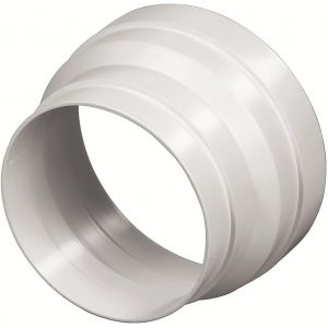 Réducteur de diamètre (pour hottes aspirantes de 125 mm sur 100 mm) Blanc - Neuf