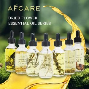 AFCARE huile essentielle de fleurs séchées végétales naturelles 60ml soins de Massage corporel diffuseur d'huile essentielle arbre à thé romarin lavande lys--Autre - Neuf