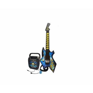 Guitare bebe Reig Rock avec haut parleur Bluetooth jouet musical pour premiere initiation enfants 3 ans et plus - Neuf