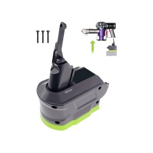 Adaptateur de batterie Dyson V7 V8 pour batterie au lithium Ryobi 18 V - Neuf