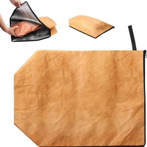 BARBECUE Couvercle pour le Repos de la Viande, Réutilisable Glacière Isotherme Couvercle avec fermeture à Glissière, Léger et Pliable pour BARBECUE Sac pour Griller, Fumer et Garder la Viande Tendre et Juteuse à l'Extérieur - Neuf