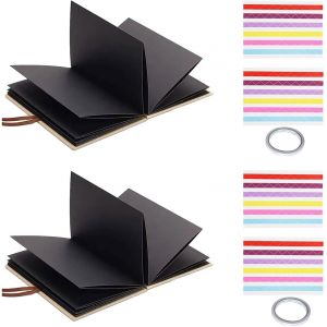 Tianyi-Lot De 2 Albums Photo À Personnaliser (17,5 X 11,5 Cm), Petit Album Photo, Scrapbooking, Livre Photo, Peut Être Utilisé Comme Cadeau De Remise De Diplôme, Cadeau D'anniversaire, Cadeau - Neuf