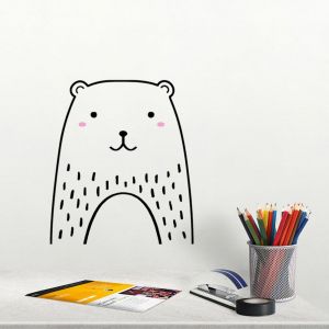 Hjlian Autocollant Mural Amovible En Pvc Avec Motif Animal Mignon, Decoration Pour La Maison, La Chambre D'enfant, Le Refrigerateur (A) - Neuf