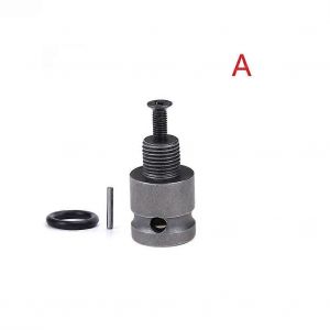 Adaptateur de mandrin de perceuse avec vis pour conversion de clé à chocs Outils de perçage électrique Adaptateur de conversion de forets Pièces d'outils électriques - Neuf