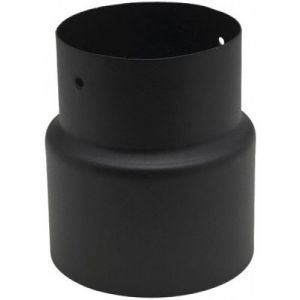 R&eacute;duction &eacute;mail noir mat - femelle 125 mm r&eacute;duit m&acirc;le 111 mm TEN - Neuf