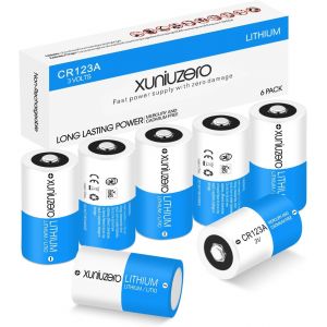 Lbgwp60-Piles Cr123a (Lot De 6 Pièces) - Batterie Au Lithium Non Rechargeable De -3 Volts 123 Batterie Au Lithium Avec Durée De Conservation De 10 Ans - Neuf
