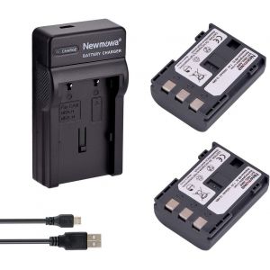 Remplacement Batterie Nb-2L (2) Et Chargeur Usb Portable Kit Pour Canon Nb-2L Nb-2Lh Bp-2L5 Bp-2Lh Et Canon Dc301 Dc310 Dc320[Z124] - Neuf