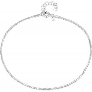 Bracelet De Cheville Pour Femme En Argent Sterling 925 | Cha&icirc;nes De Cheville R&eacute;glables D'&eacute;t&eacute; Perles Coeur Bijoux Boh&egrave;me - Neuf