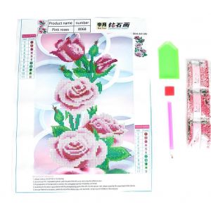 Bricolage Fait &Agrave; La Main Strass Broderie Peinture Point De Croix Kit Artisanat Pour La D&eacute;coration Murale &Agrave; La Maison - Neuf