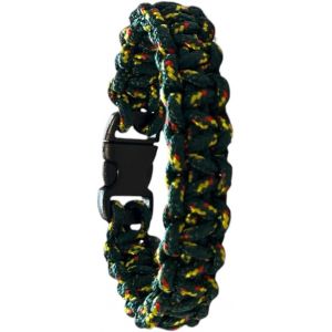 Eryi-Bracelet Drapeau De L'espagne Pour Homme Et Femme. Bracelet En Corde Tressée. Bracelet En Cuir Et Tissu Espagnol Avec Fermoir. - Neuf