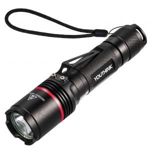 Lampe de poche LED 500 T6 ultra lumineuse, portable, resistante a l'eau, pour l'exterieur - Neuf