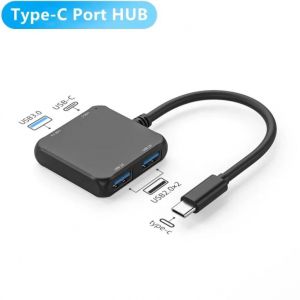 KALPZ-4 Ports Usb 3.0 Hub Type-C Et Usb Extenseur Usb-A + Usb-C Répartiteur Pour Ordinateur Portable Ordinateur De Bureau Souris Clavier Clé Usb U Disque Imprimante,,Type-C Port - Neuf