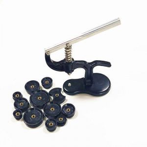 Outil De Presse &Agrave; Ressort Pour Montre, Couvercle Arri&egrave;re &Agrave; Vis En M&eacute;tal Noir, Outil De Presse &Agrave; Ressort Pour Montre Avec Matrices - Neuf