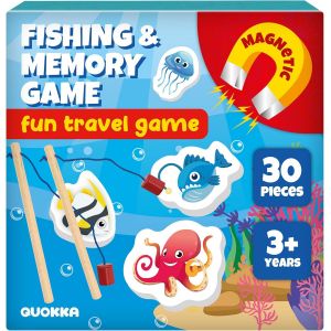 Eryi-Jeux De Voyage Pour Enfant 3 4 5 Ans - Jeux Magnétiques De Pêche De 2 3 4 Ans - Jouet Fishing Voiture Enfant Voyage - 30 Pièces Magnétiques - Activités En Voiture Pour Garçons Et Filles - Neuf