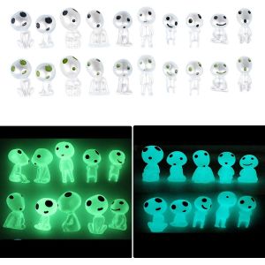 MEVRONISSHOP-20 Pcs Poup&eacute;es Elfes Lumineuses dans l'arbre Qui Brillent dans l'Obscurit&eacute;, Accessoires de Jardin de F&eacute;es, Statues en R&eacute;sine, Micro-Paysage pour Le Jardin - Neuf