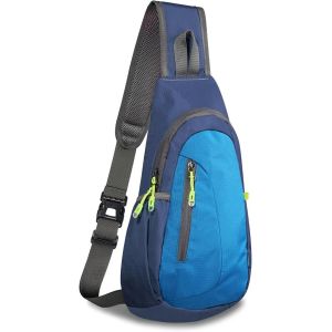 KALANKA-Petit sac à dos à bandoulière unisexe, bleu - Neuf