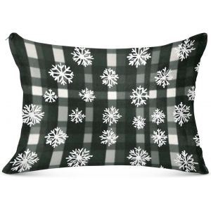 Housse De Traversin Long À Carreaux Vert Olive ¿ Coussin De Corps ¿ Coussin De Corps ¿ Housse De Traversin Orthopédique Pour Allaitement Et Grossesse ¿ 53,34 X 137,2 Cm - Neuf