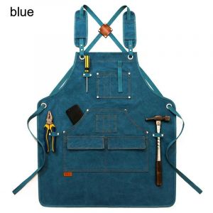 Tablier De Travail En Toile Cirée Rapduty Pour Homme,Tablier De Travail De Calcul,9 Poches À Outils,20 Oz,Cadeaux.Upgrade C 75Cm. - Neuf