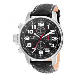 Montre - Invicta - I-Force 2770 - Quartz - Acier Inoxydable - Cuir Noir - Neuf