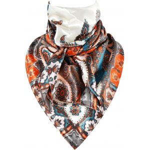 Sept-Foulard Carré Bandana Homme, Foulard Moto Homme, Bandana Cowboy, Large Style Western Surdimensionné Pour Foulard Pirate 90x90cm - Neuf