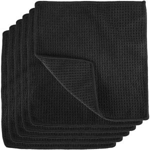 LORANKA-6 Chiffons de Lavette Microfibre, R&eacute;utilisable Lavette Cuisine, Ultra Absorbants, S&eacute;chage Rapide, Non Pelucheux, Torchon Microfibre, 20 x 20 cm Chiffon pour Cuisine, Voiture, Vitre, Salle de - Neuf