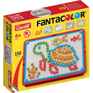 ERYI-Fantacolor Portable, Kit 150 Pions, Mosaique Loisir Creatif, Tablette Enfants Dessin, Jeu De Voyage Educatif, Jouet Enfant 4 Ans +, Activité Manuelle Enfant - Neuf