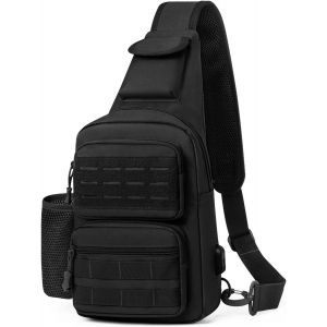 Sac À Bandoulière Tactique Petit Sac À Dos Molle Pour Poitrine Sac Polyvalent Pour Usage Quotidien Idéal Pour Randonnée Cyclisme Et Voyage - Neuf