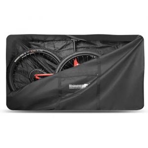 ENJOHOS Sac de Transport V&eacute;lo 26-29" VTT/Road/Trottinette - Housse Pliable Id&eacute;ale Voyage Train/Avion, Noir. - Neuf